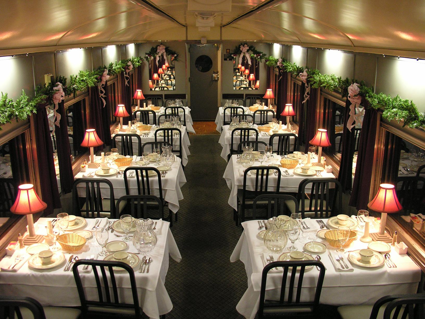 Christmas Special Dinner Train in Chattanooga, Tenn. from All Aboard